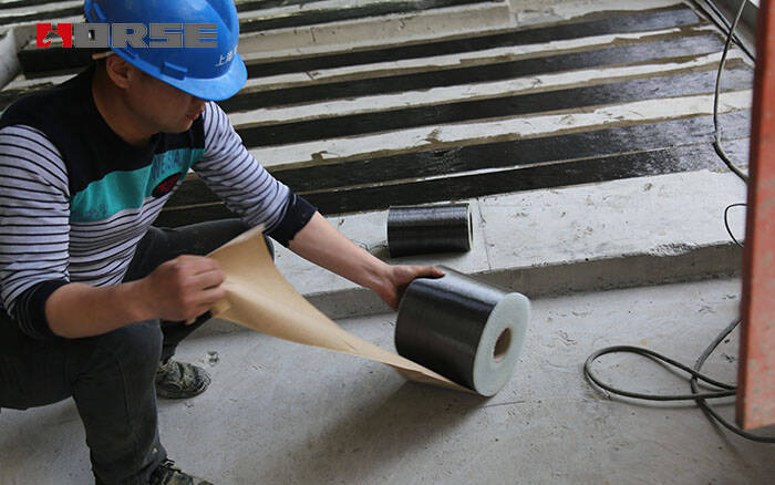 concrete strengthening by unidirectional carbon fiber fabirc concrete strengthening by unidirectional carbon fiber fabirc