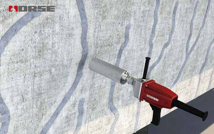 examination and test of crack repair examination and test of crack repair