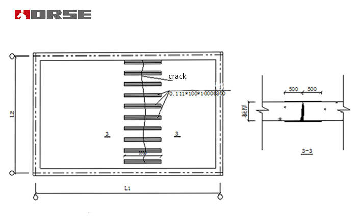 Reinforcement of floor cracks with CFRP fabric Reinforcement of floor cracks with CFRP fabric