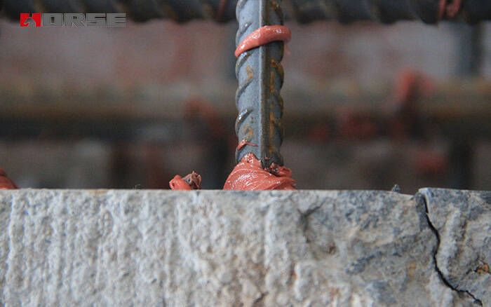 Post installed rebars Post installed rebars