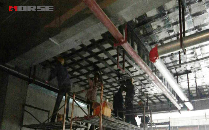 Industrial workshop seismatic retrofitting Industrial workshop seismatic retrofitting