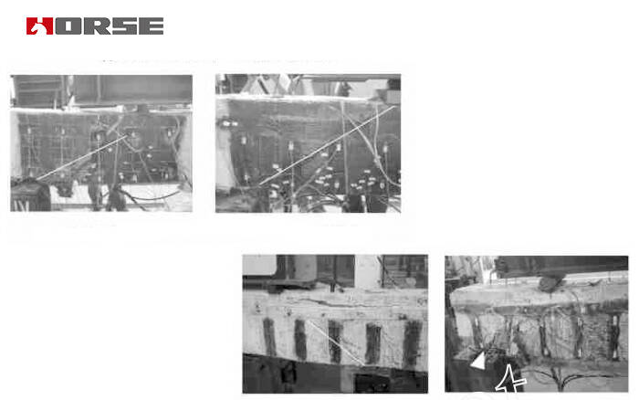 Concrete beams strengthened with carbon fiber composite sheets Concrete beams strengthened with carbon fiber composite sheets