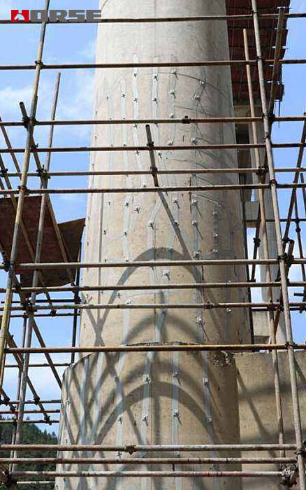 Repair the cracks in the pier Repair the cracks in the pier