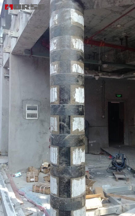 FRP fabric strengthened RC column FRP fabric strengthened RC column