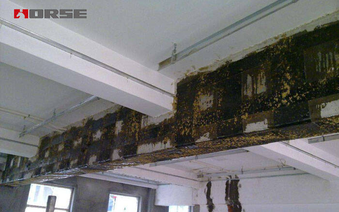 beam strengthened with carbon fiber fabric beam strengthened with carbon fiber fabric