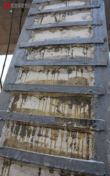 steel jackting of column steel jackting of column