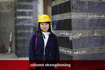 Carbon Fibre Wrap For Concrete Columns Strengthening Carbon Fibre Wrap For Concrete Columns Strengthening