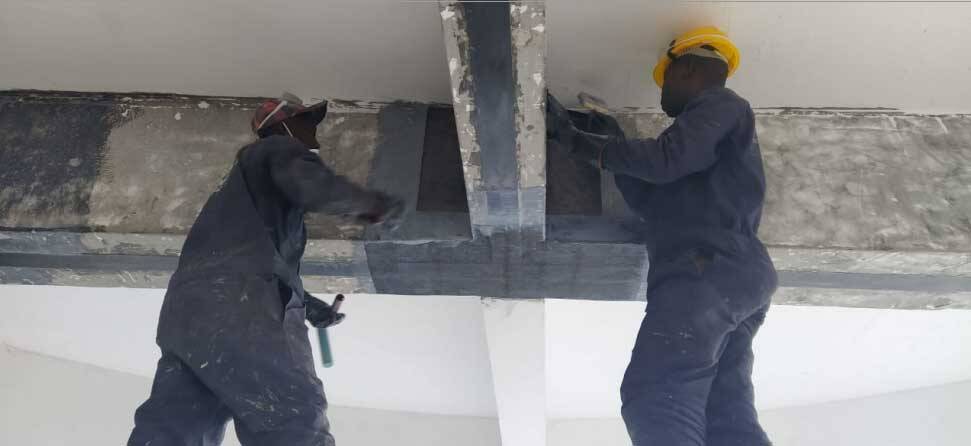 Carbon Fiber Wraps for RC beams Carbon Fiber Wraps for RC beams