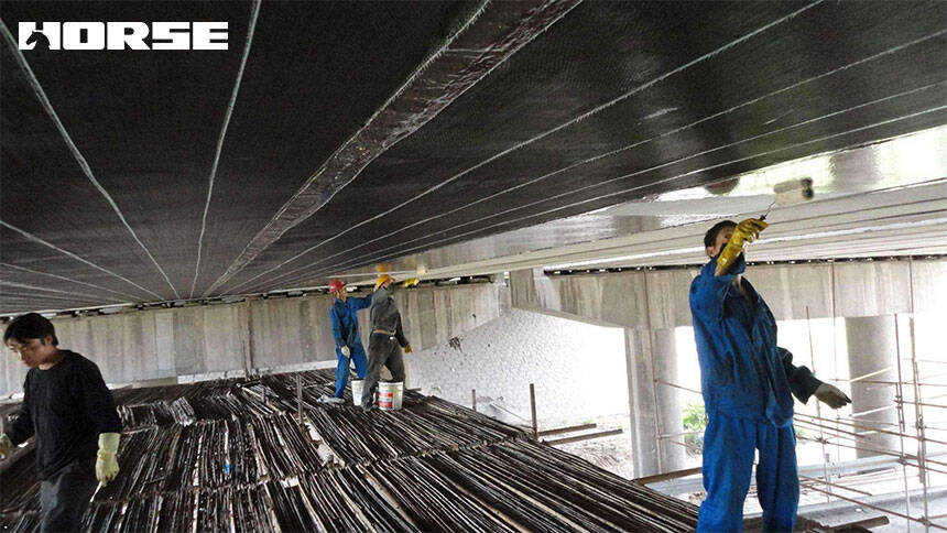 Carbon fiber wrap strengthen and repair old bridge Carbon fiber wrap strengthen and repair old bridge