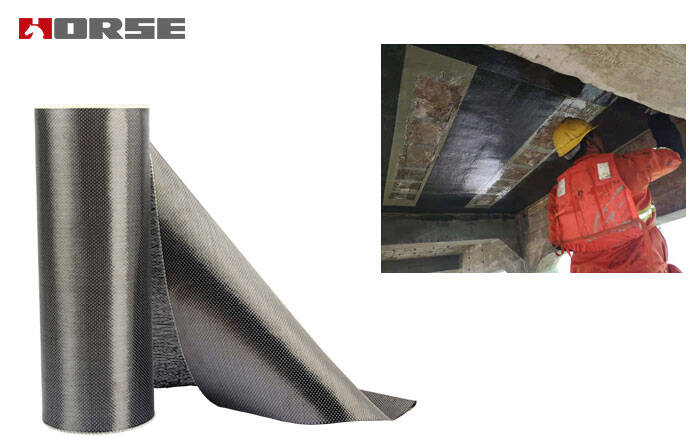 Externally bonding carbon fiber wrap in strengthening concrete Externally bonding carbon fiber wrap in strengthening concrete