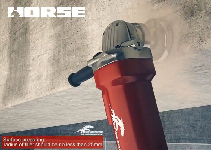 Surface treatment of concrete retrofitting with carbon fiber Surface treatment of concrete retrofitting with carbon fiber