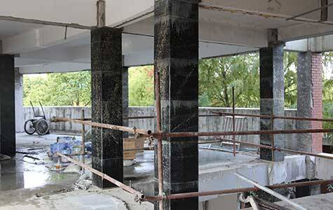 carbon fiber wrapping column carbon fiber wrapping column