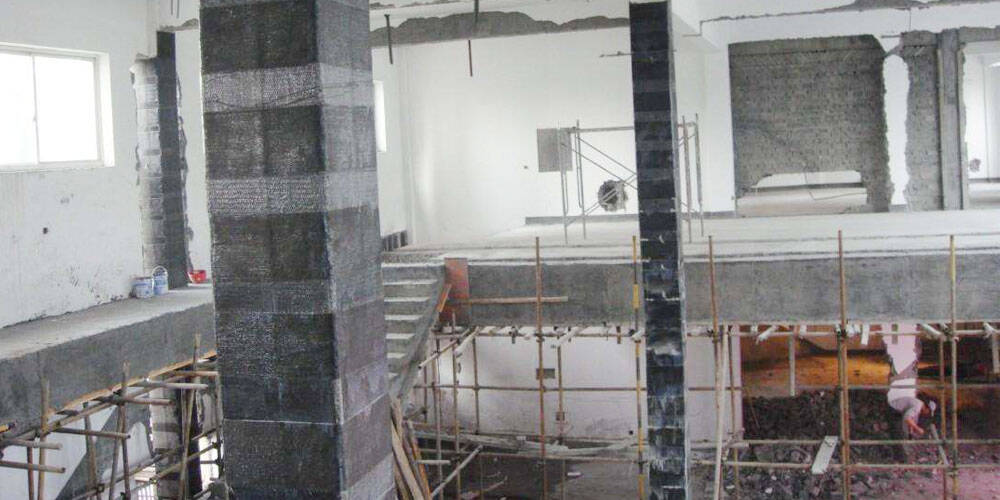 column strengthening and repair with horse frp system column strengthening and repair with horse frp system