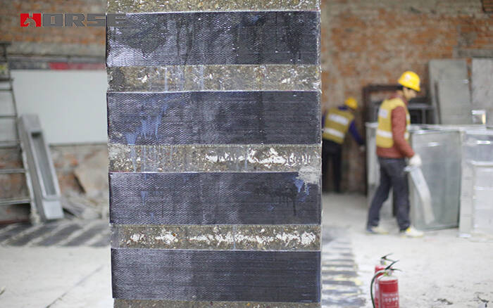 carbon wrap column carbon wrap column