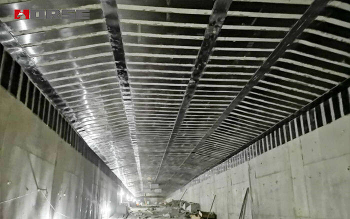 Strengthening Underground Tunnel With Carbon Fiber Strip Strengthening Underground Tunnel With Carbon Fiber Strip