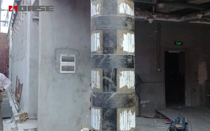 CFRP carbon fiber reinforced concrete columns CFRP carbon fiber reinforced concrete columns