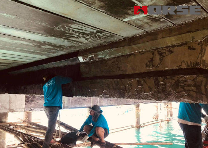 Repair and Strengthening of Old Jetty With HM-30 Carbon Fiber Repair and Strengthening of Old Jetty With HM-30 Carbon Fiber